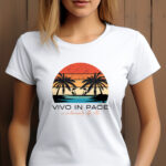 Vivo In Pace Maglietta Donna Chiaro