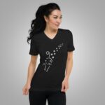 Purrfect Paws V-Neck Women's T-Shirt